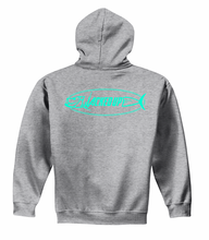 Load image into Gallery viewer, Fish Hoodie in Sport Grey