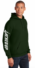 Load image into Gallery viewer, Horns Hoodie in Forest Green
