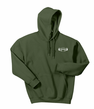Load image into Gallery viewer, Horns Hoodie in Military Green