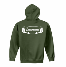Load image into Gallery viewer, Horns Hoodie in Military Green