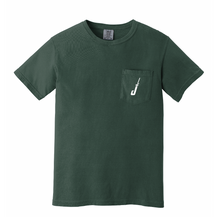 Load image into Gallery viewer, Hook & Horns Short Sleeve Pocket Tee in Bluespruce