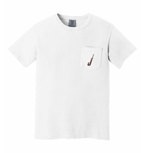 Load image into Gallery viewer, Hook & Horns Short Sleeve Pocket Tee in White