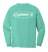 Load image into Gallery viewer, Fish Hook Long Sleeve Pocket Tee in Chalky Mint
