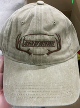 Load image into Gallery viewer, Olive Hat - Horns Logo
