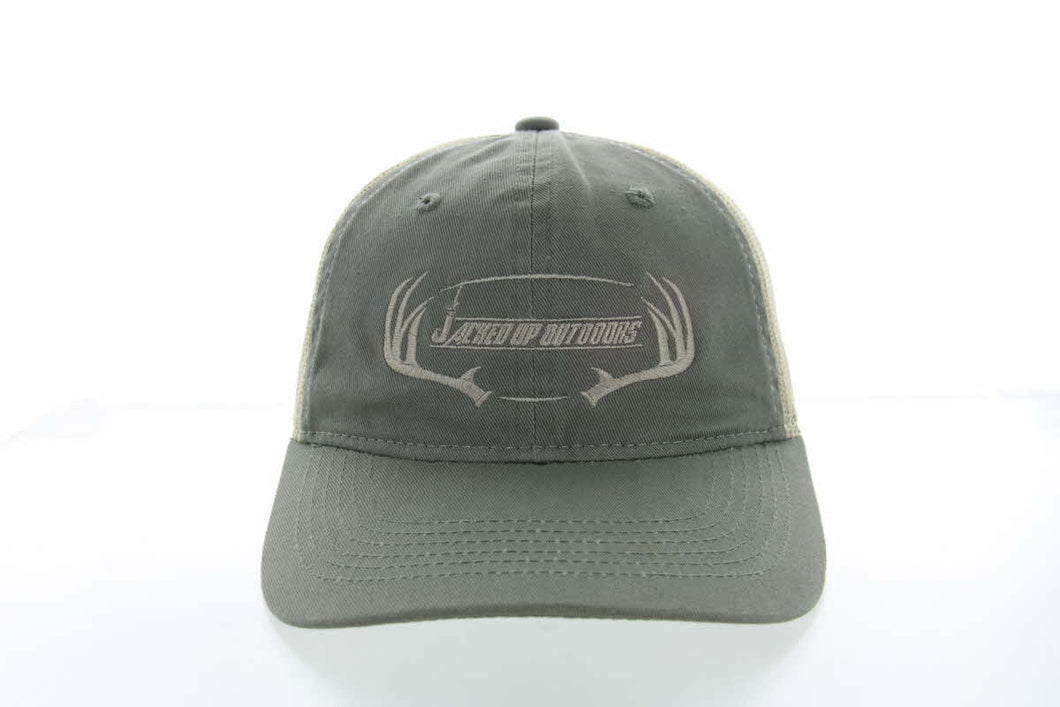 Outdoor Hat - Olive/Tan