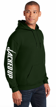 Load image into Gallery viewer, Horns Hoodie in Forest Green
