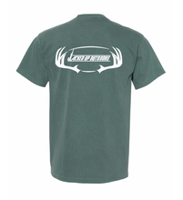 Load image into Gallery viewer, Hook &amp; Horns Short Sleeve Pocket Tee in Bluespruce
