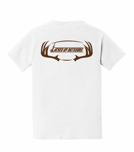 Load image into Gallery viewer, Hook &amp; Horns Short Sleeve Pocket Tee in White
