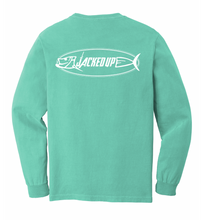 Load image into Gallery viewer, Fish Hook Long Sleeve Pocket Tee in Chalky Mint
